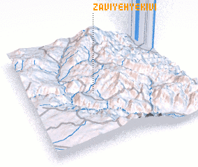 3d view of Zāvīyeh-ye Kīvī