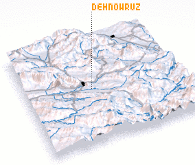 3d view of Deh Nowrūz