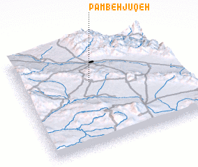 3d view of Pāmbeh Jūqeh