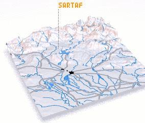 3d view of Sar Tāf