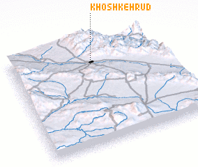 3d view of Khoshkeh Rūd