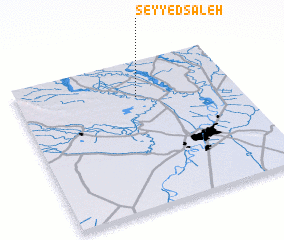 3d view of Seyyed Şāleḩ