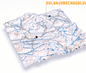 3d view of Kolah Jūb-e Chagalvandī