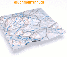 3d view of Gol Darreh-ye Anūch