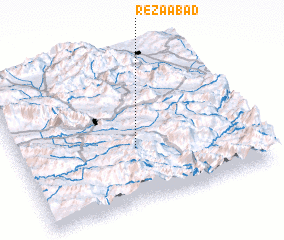 3d view of Reẕāābād