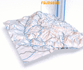 3d view of Fajrābād