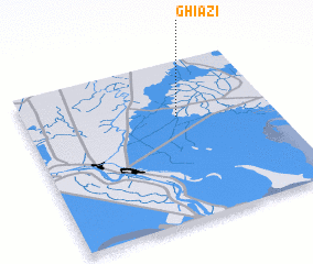 3d view of Ghīāẕī