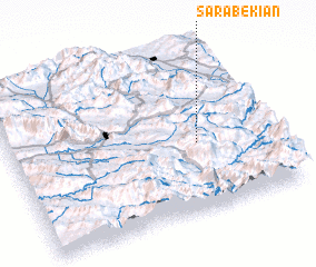 3d view of Sarāb-e Kīān