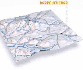 3d view of Darreh Chenār