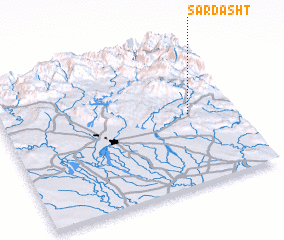 3d view of Sar Dasht