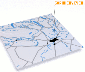 3d view of Sorkheh-ye Yek