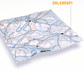 3d view of Qal‘eh Rafī‘