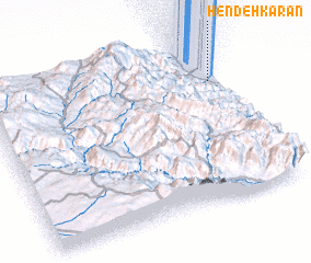 3d view of Hendeh Karān