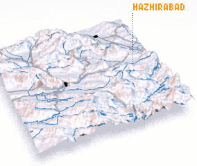 3d view of Hazhīrābād