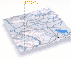 3d view of Sar Chāl