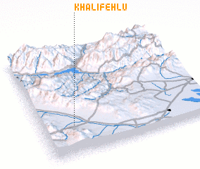 3d view of Khalīfehlū