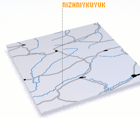 3d view of Nizhniy Kuyuk