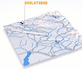 3d view of Dowlatābād