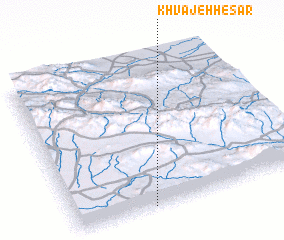 3d view of Khvājeh Ḩeşār