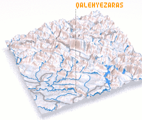 3d view of Qal‘eh-ye Zarās