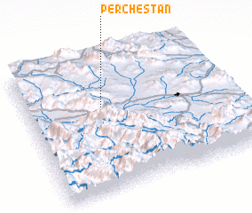 3d view of Perchestān