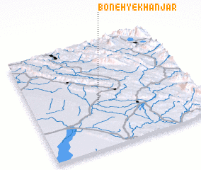 3d view of Boneh-ye Khanjar