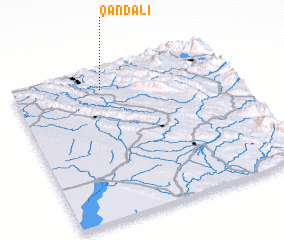 3d view of Qand ‘Alī