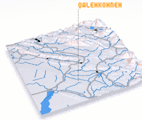 3d view of Qal‘eh Kohneh