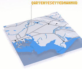 3d view of Qaryeh-ye Seyyed Maḩmūd