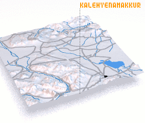 3d view of Kaleh-ye Namak Kūr