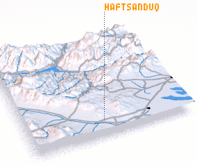 3d view of Haft Şandūq