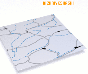 3d view of Nizhniye Shashi