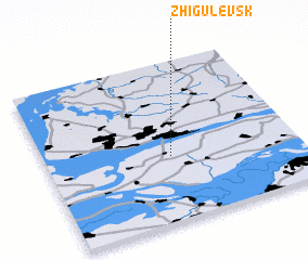 3d view of Zhigulevsk