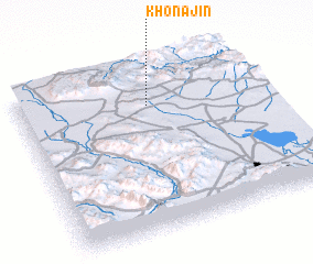 3d view of Khonajīn