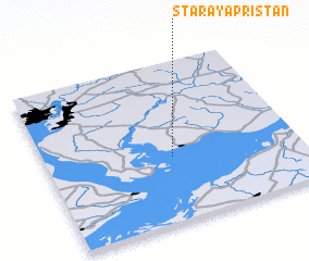 3d view of Staraya Pristan\