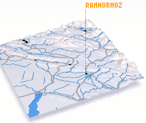 3d view of Rāmhormoz