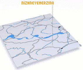 3d view of Nizhneye Merzino