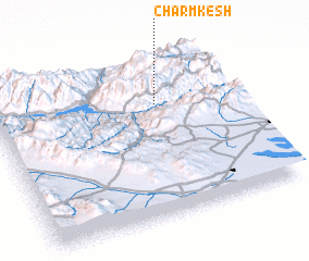 3d view of Charmkesh