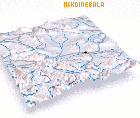 3d view of Makdīn-e Bālā