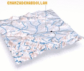 3d view of Emāmzādeh ‘Abdollāh