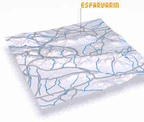 3d view of Esfarvarīn