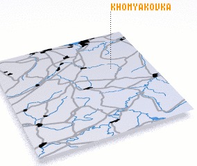 3d view of Khomyakovka