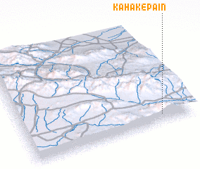 3d view of Kahak-e Pā\