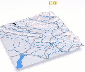 3d view of Īz̄eh