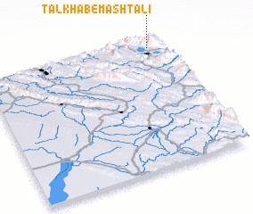 3d view of Talkhāb-e Masht ‘Alī