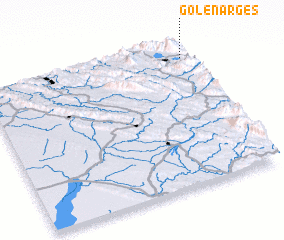 3d view of Gol-e Narges