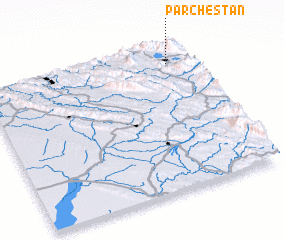 3d view of Parchestān