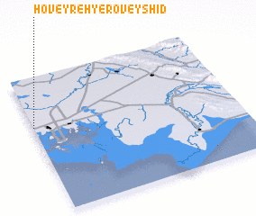3d view of Hoveyreh-ye Roveyshīd