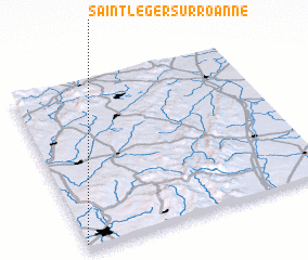 3d view of Saint-Léger-sur-Roanne