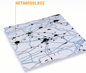 3d view of Het Wandelbos